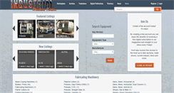 Desktop Screenshot of industrialmachinetrader.com