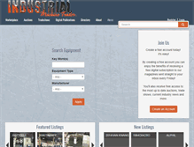 Tablet Screenshot of industrialmachinetrader.com